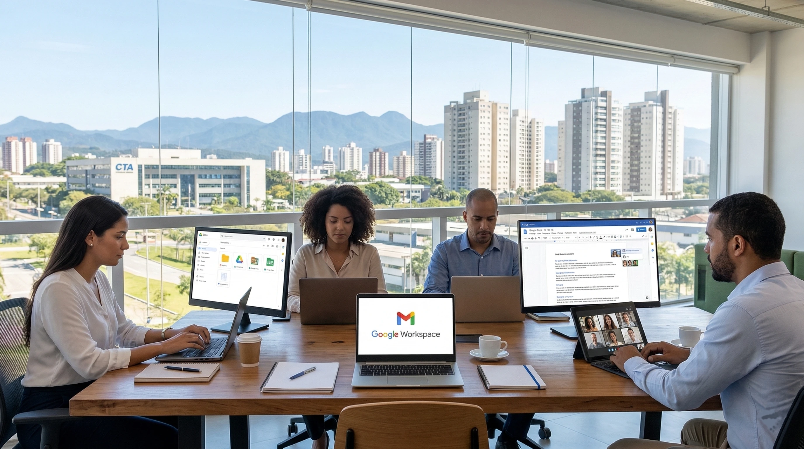 Otimização de processos e gestão com Google Workspace